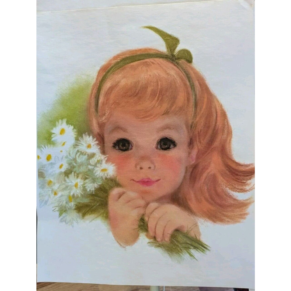 Vintage Advertising Prints Northern Paper Mills Set Of 5 Little Girls 11"x 14" - Picture 3 of 8